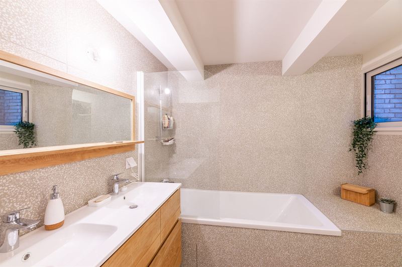 Salle de bain rénovée à Caluire-et-Cuire